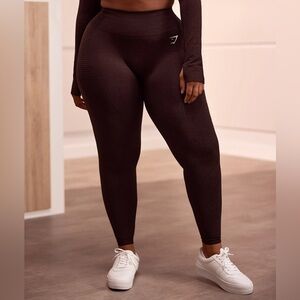 Gymshark Vital Seamless Legging Cherry Brown